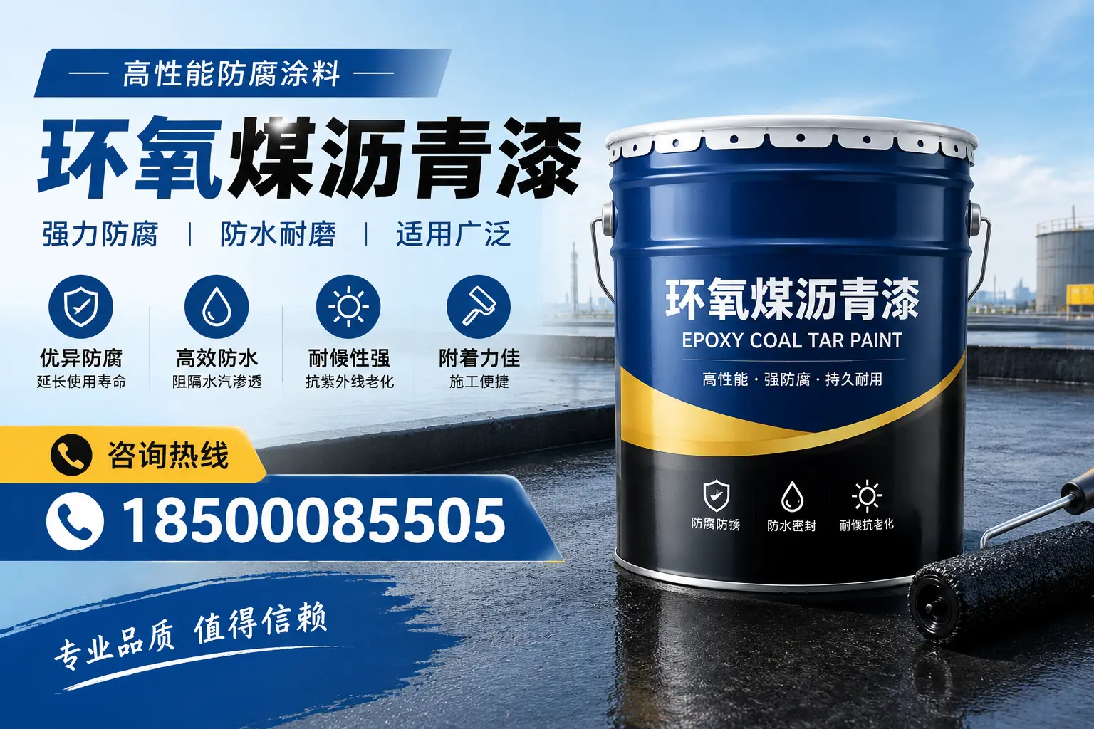 环氧煤沥青漆的主要成分与功能，牟平用户深度了解